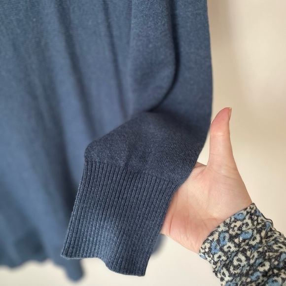 Soft Surroundings The Metro Tunic Turtleneck Cashmere Blend Sweater Size Small - Picture 4 of 9